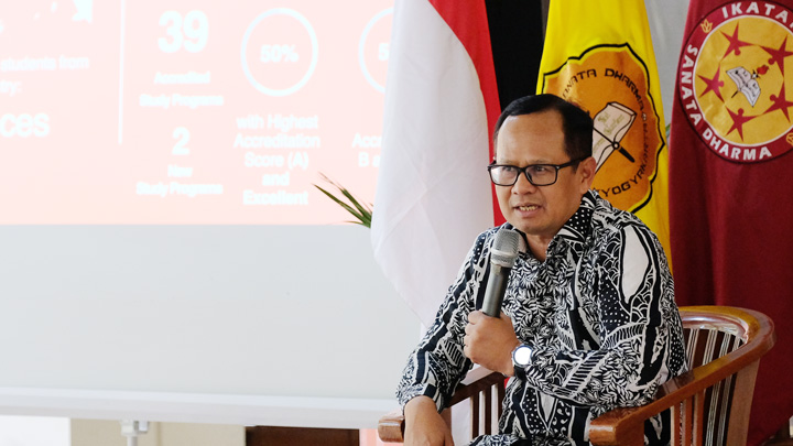 Rektor USD, Albertus Bagus Laksana SJ, Ph.D., (dok. Humas USD) Rektor USD, Albertus Bagus Laksana SJ, Ph.D., (dok. Humas USD)