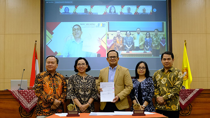 Jajaran Rektorat USD saat Penandatanganan MoU dengan UTSP (dok. Humas)
