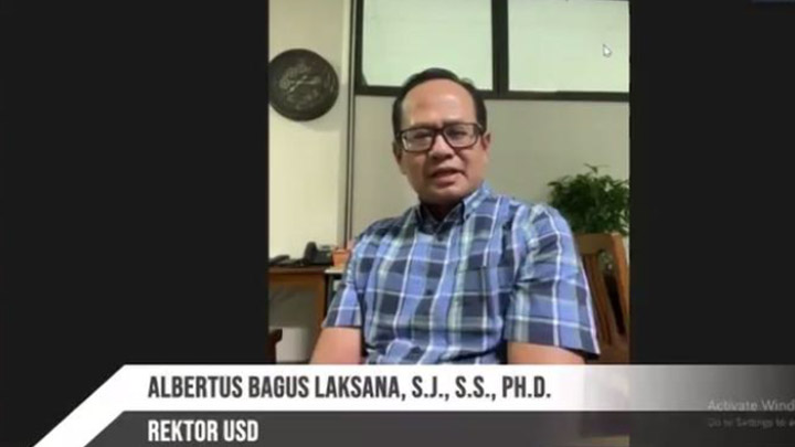 Rektor USD, Rm. Albertus Bagus Laksana SJ - dok. AAJI Rektor USD, Rm. Albertus Bagus Laksana SJ - dok. AAJI
