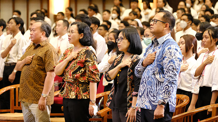 Rektor bersama para Wakil Rektor menghadiri pembukaan Insadha 2023 (dok. Humas USD) Rektor bersama para Wakil Rektor menghadiri pembukaan Insadha 2023 (dok. Humas USD)