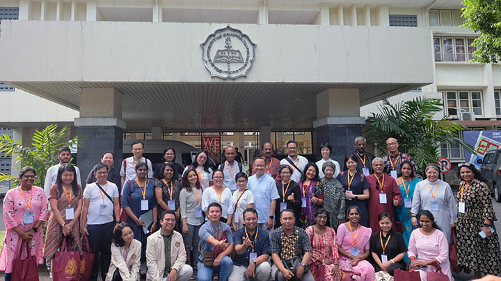 Kunjungan peserta program Asian Academy for Campus Ministry (AACM) ke Universitas Sanata Dharma, Kamis 2 Mei 2024. (dok. Humas USD)