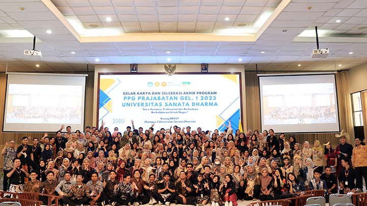 Gelar Karya Mahasiswa PPG Prajabatan Gel.I/2023, Rabu 29 Mei 2024 di R. Drost Kampus III Paingan (foto: Dokumentasi Panitia)
