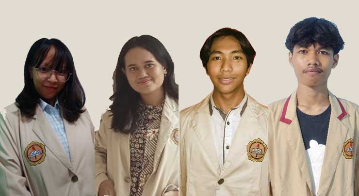 Tim Pendidikan Auntansi (kiri ke kanan: Cicilia Viyaya Widyapuspita;Lidwina Shinta Prima Aji Sarining Gendis; Arnold Mahardika Dwiputra; Anselmus Gaudio Ditya Kharisma) Tim Pendidikan Auntansi (kiri ke kanan: Cicilia Viyaya Widyapuspita;Lidwina Shinta Prima Aji Sarining Gendis; Arnold Mahardika Dwiputra; Anselmus Gaudio Ditya Kharisma)