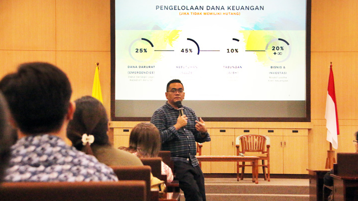 Seminar Literasi Keuangan Fakultas Ekonomi Bersama Bank Mandiri, Jumat, 7 Maret 2024 (foto:istimewa)