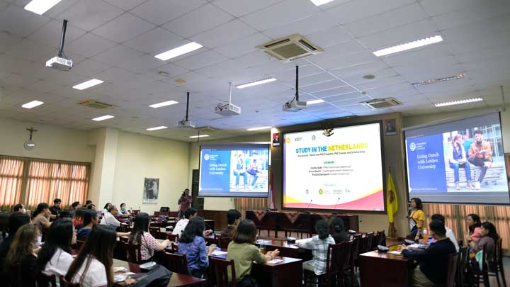 Acara Study in Netherlands: Info Session Master, and PhD programs, Phd Course, and Scholarships (dok: Humas USD) x
