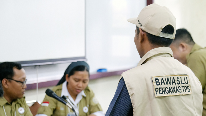 Suasana Pemungutan Suara di TPS Khusus Kampus USD (dok. Humas USD) Suasana Pemungutan Suara di TPS Khusus Kampus USD