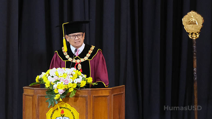 Wisuda arjana dan Magister Periode I 2024/2025, September 2024 di Auditorium Driyarkara (dok. Humas USD)