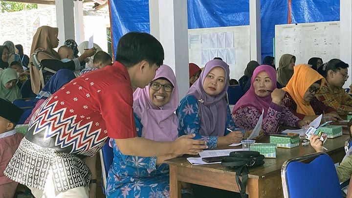 PkM Fakultas Farmasi bersama Puskesmas Wonosari II, 10 Juli 2024 (foto: Farmasi) PkM Fakultas Farmasi bersama Puskesmas Wonosari II, 10 Juli 2024 (foto: Farmasi)