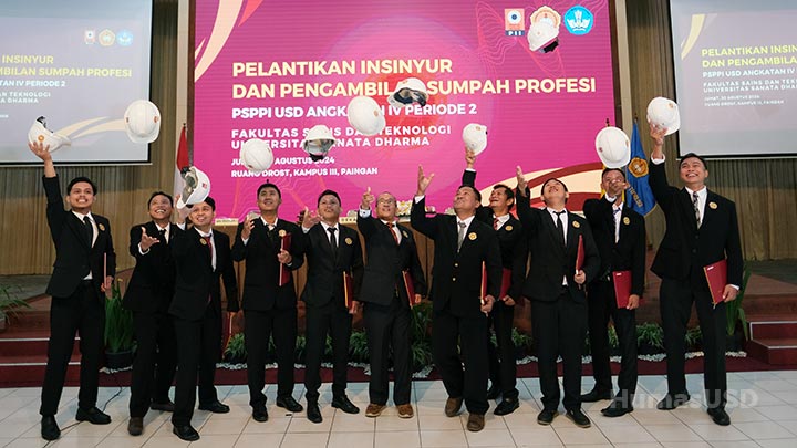 Pelatikan Insinyur PSPPI FST Angkatan 4 Periode 2 (Jumat, 30 Agustus 2024). dok. Humas USD