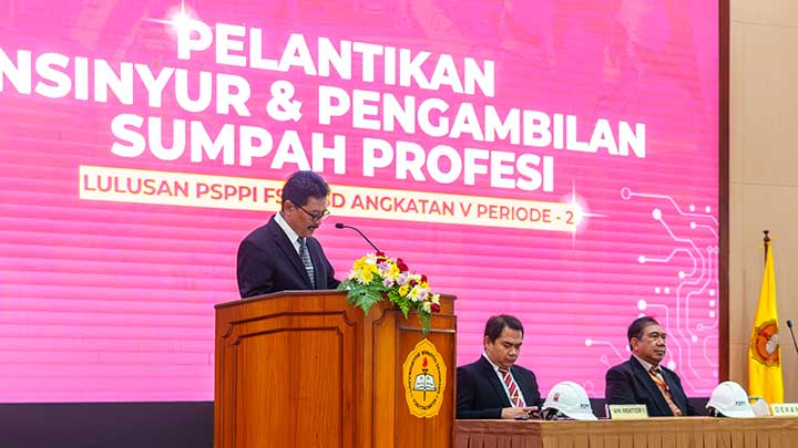Pelantikan dan Pengambilan Sumpah Profesi Insinyur, Jumat, 22 Agustus 2025 (dok.Humas USD) Pelantikan dan Pengambilan Sumpah Profesi Insinyur, Jumat, 22 Agustus 2025 (dok.Humas USD)