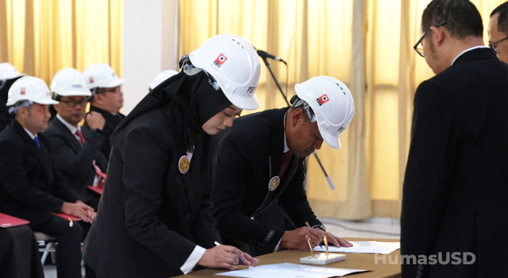 Pelantikan dan Pengambilan Sumpah Profesi Insinyur Angkatan V Periode I (31/1/2025) - dok. Humas USD Pelantikan dan Pengambilan Sumpah Profesi Insinyur Angkatan V Periode I (31/1/2025) - dok. Humas USD