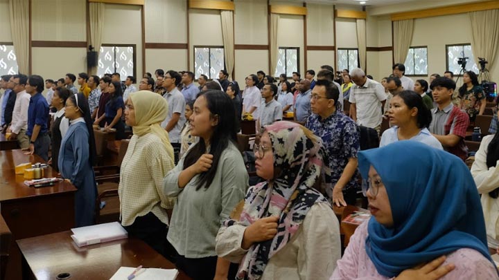 Orientasi Mahasiswa Baru Program Magister dan Doktor, Senin (25/8). Dok: Humas Orientasi Mahasiswa Baru Program Magister dan Doktor, Senin (25/8). Dok: Humas