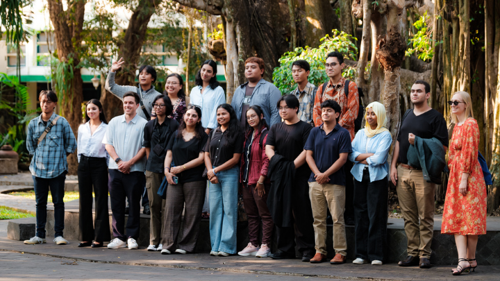 Foto bersama para Student Delegate di Beringin Soekarno 1
