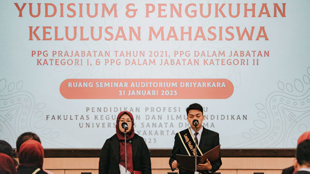 Yudisium dan Pengukuhan PPG 2021 - dol. Humas USD Yudisium dan Pengukuhan PPG 2021