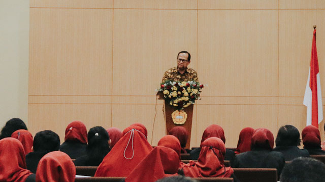 Rektor USD dalam Yudisium dan Pengukuhan Program PPG 2021 - dok. Humas