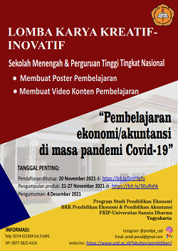 Lomba Karya Kreatif-Inovatif Tingkat Nasional :: Fakultas Keguruan dan Ilmu Pendidikan USD Yogyakarta