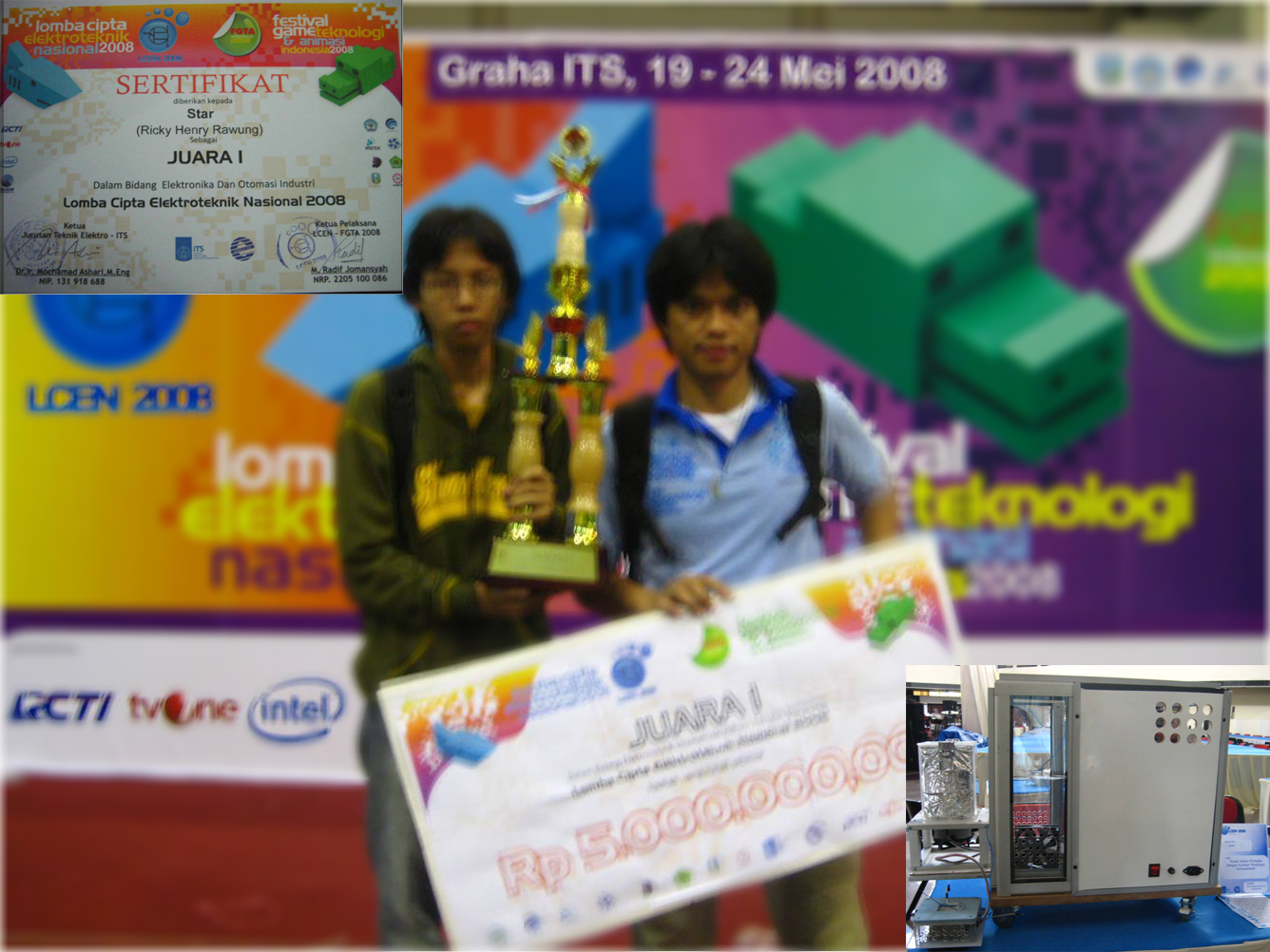 Juara 1 Lomba Cipta Elektroteknik Nasional 2008 | Sains dan Teknologi - Teknik Elektro